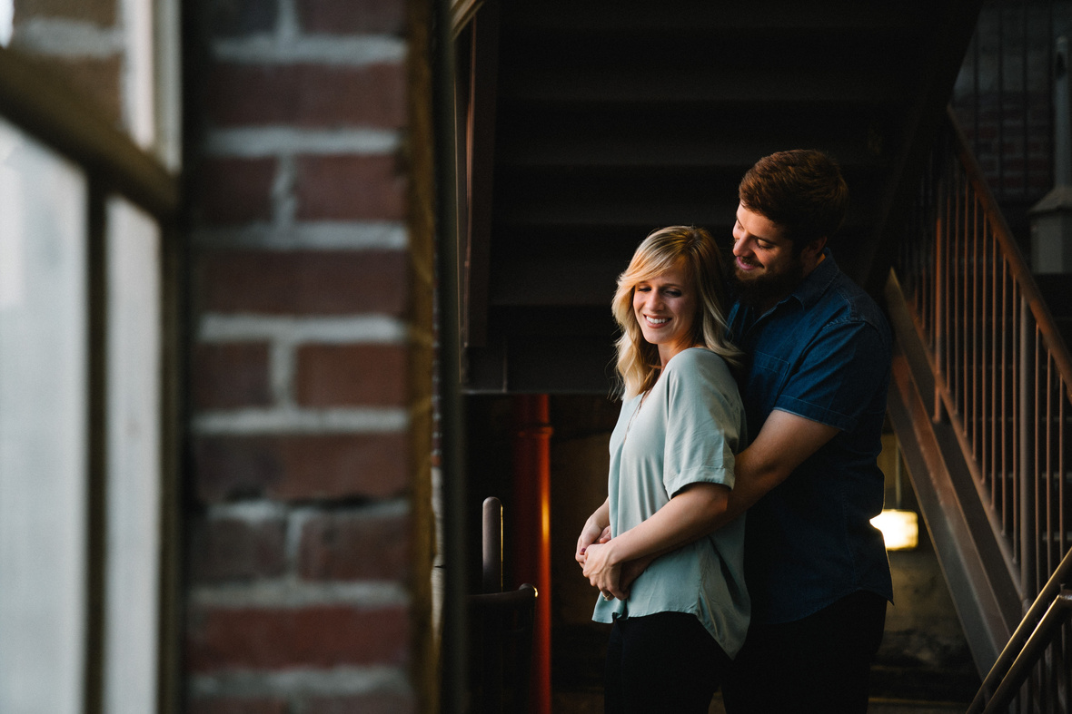 Young Couple Hugging Each Other